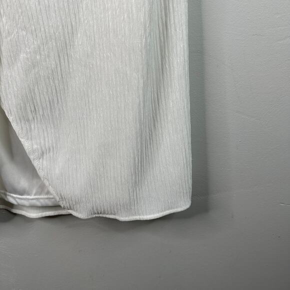 Lulus View and I White Tie-Back Faux-Wrap Midi Dress - Picture 5 of 10